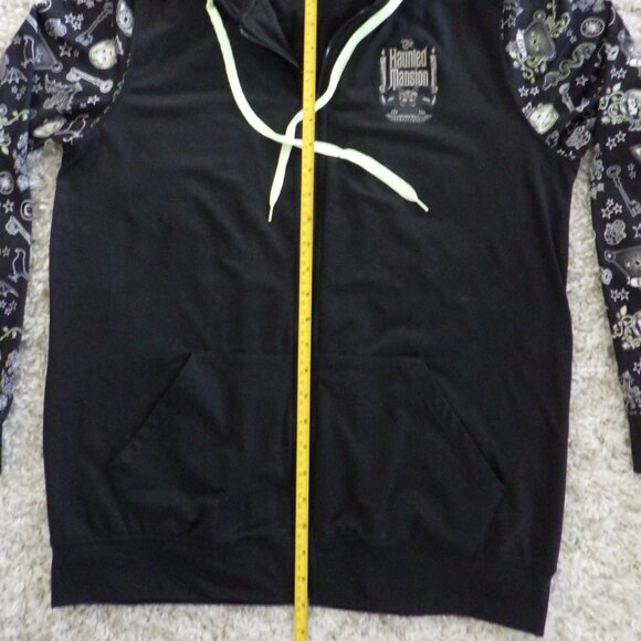Her Universe Disney Haunted Mansion Glow In The Dark Icon Hoodie Sz M Black Glow - Picture 9 of 9